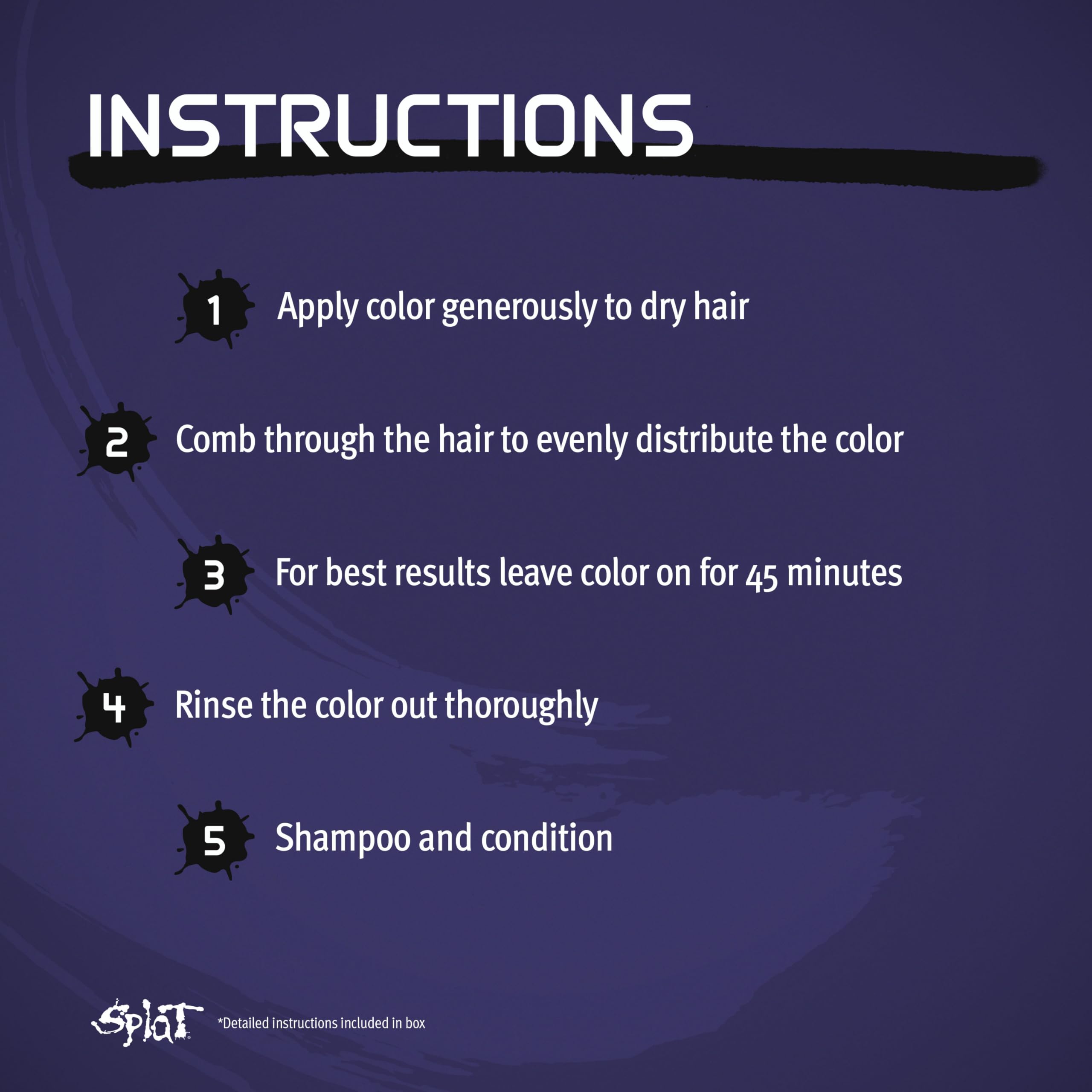 Splat Midnight AmethystRich Velvet Color Hair DyeSemi-Permanent