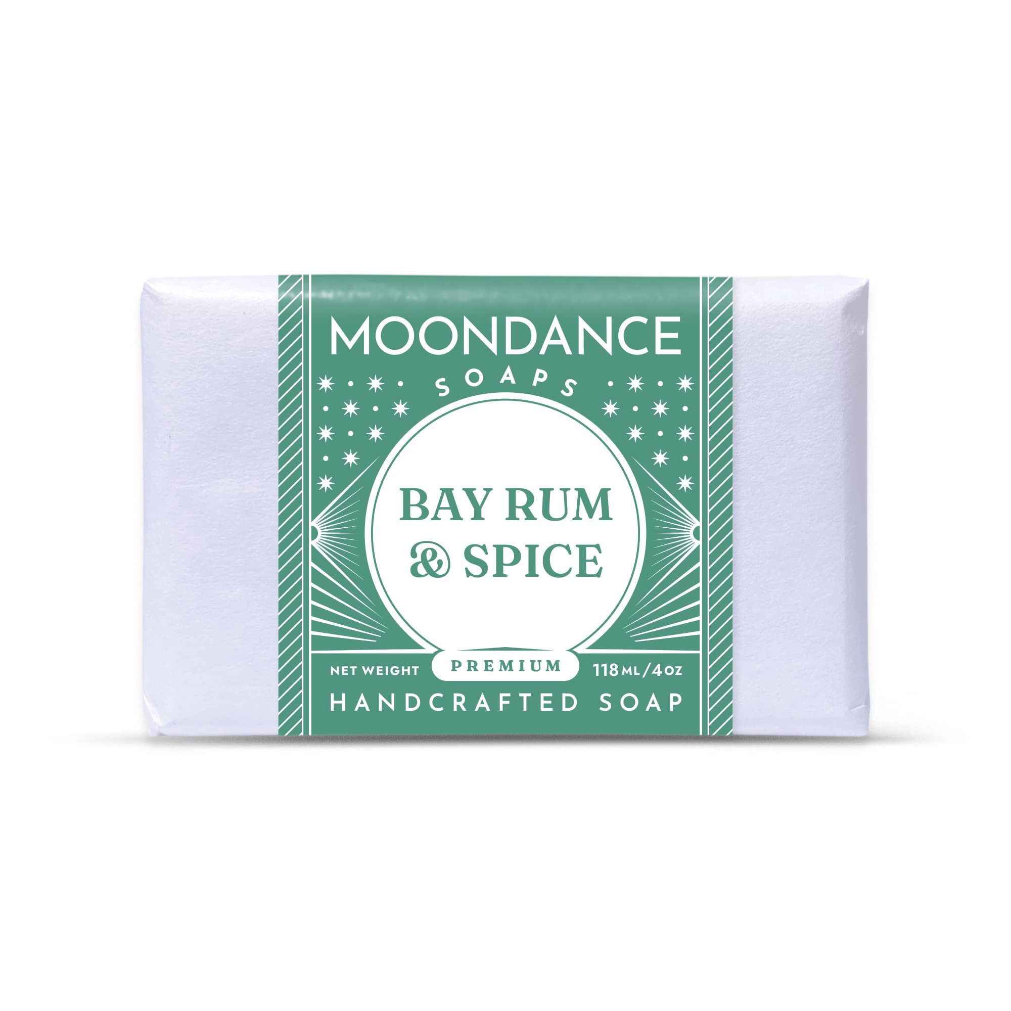 Bay Rum Soap by MoonDance Soaps - Handmade Soap with Cocoa Butter and Shea Butter