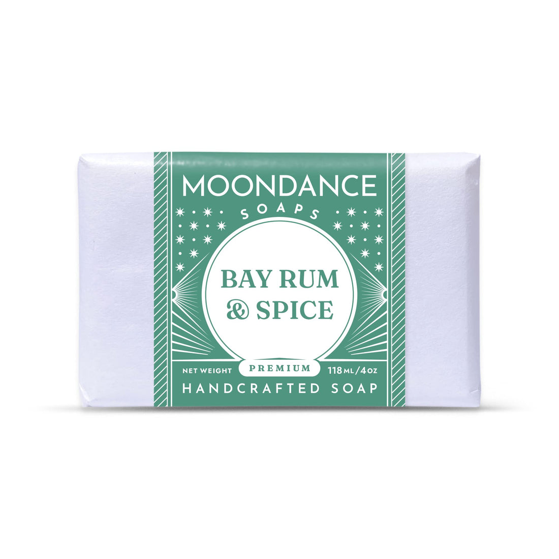 Bay Rum Soap by MoonDance Soaps - Handmade Soap with Cocoa Butter and Shea Butter