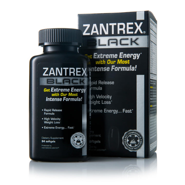 Zantrex Black - Weight Loss Supplement Pills - Weightloss Pills - Dietary Supplements - Lose Weight Supplement - Energy and Weight Loss Pills - 84 Count