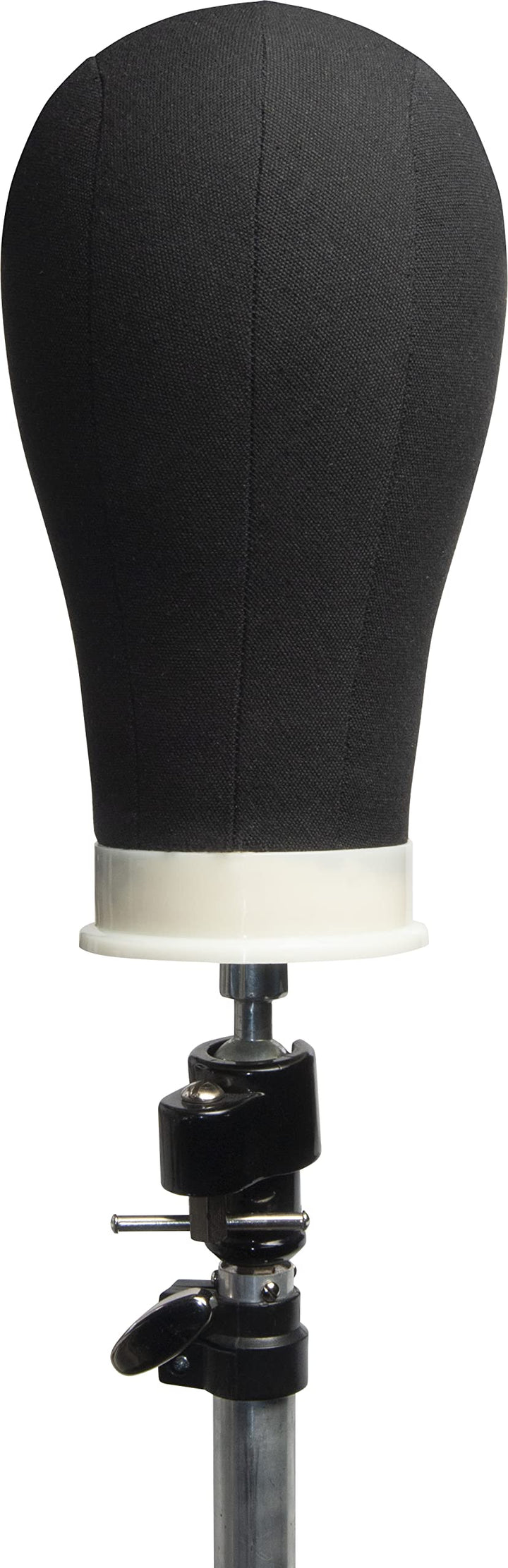 Diane Canvas Mannequin Head, 22 Inches, Black, D335
