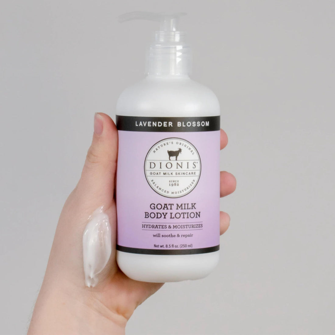 Dionis Goat Milk Hydrating Skincare Scented Cream, Rich & Creamy Daily Moisturizing Lavender Blossom Spice Body Lotion For Dry Skin, Made in the USA, Cruelty-Free & Paraben-Free, 8.5 oz Bottle