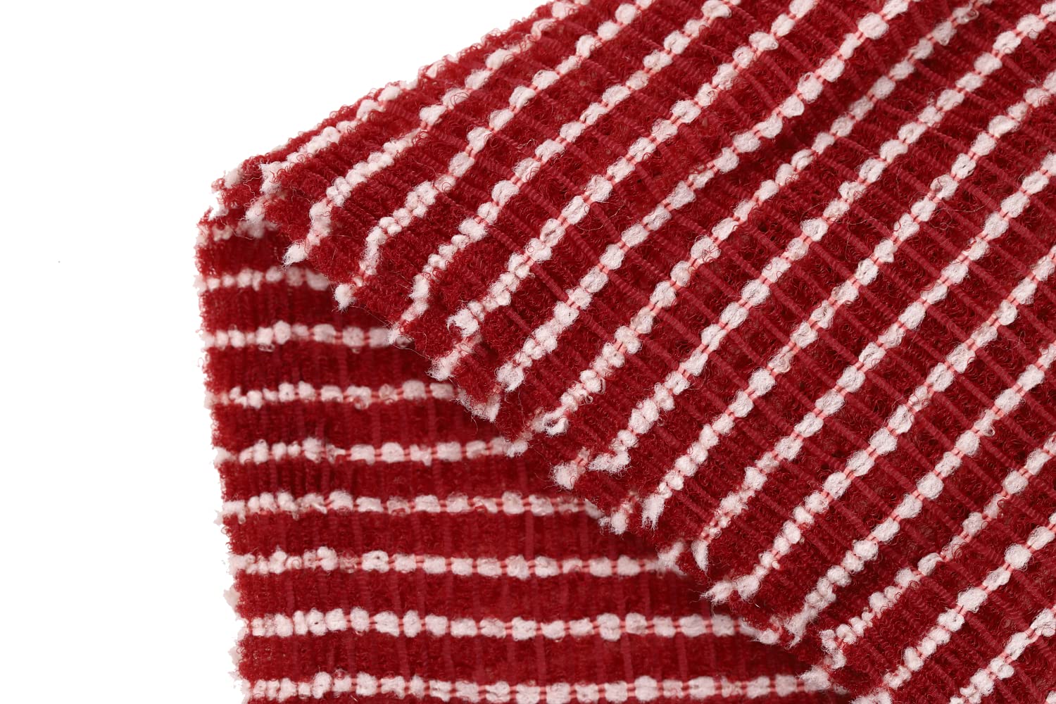 Exfoliating Washcloth [Made in Japan] Extra Long Exfoliating Towel Special Texture Makes Fluffy Foam Lather, Back Scrubber, Dead Skin Cell Remover, Loofah for Women and Men (2pcs Set(Black, Red))