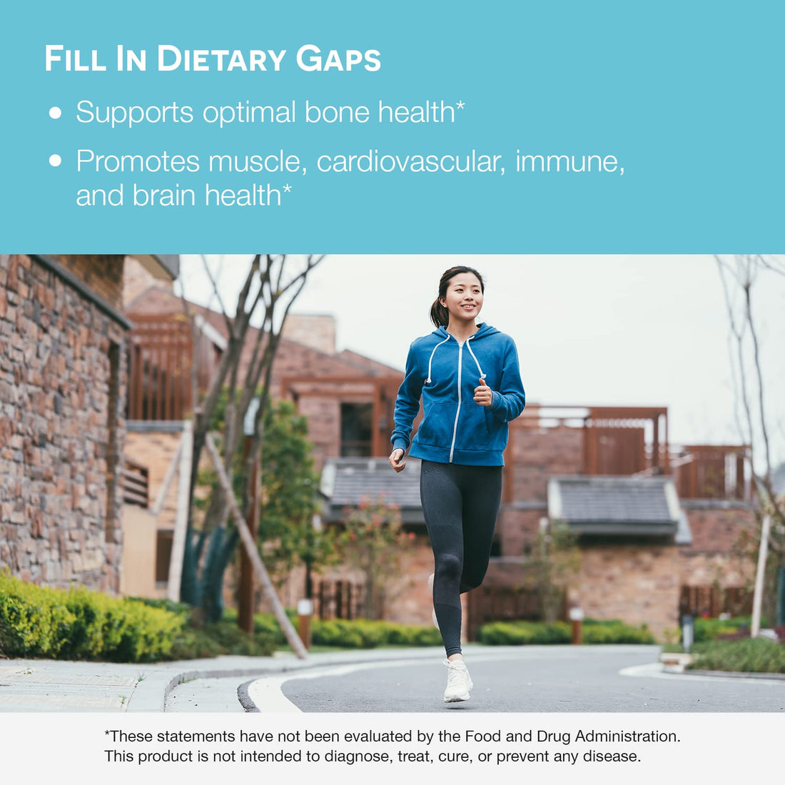 EZ Melts Dissolvable Calcium and Magnesium Supplement with Vitamin D3, Sugar-Free, 1-Month Supply