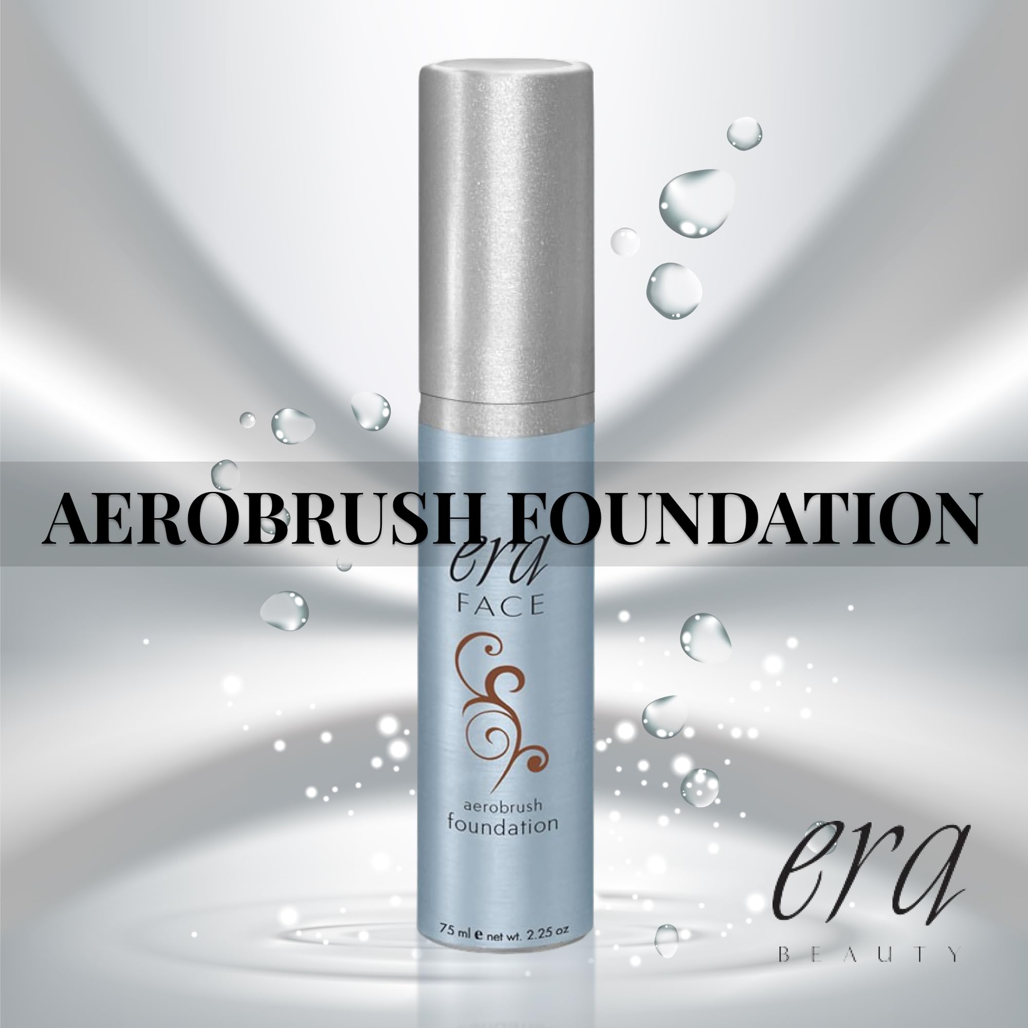 Era Face Aerobrush Foundation Makeup, R10 Cocoa, 2.25 Ounce