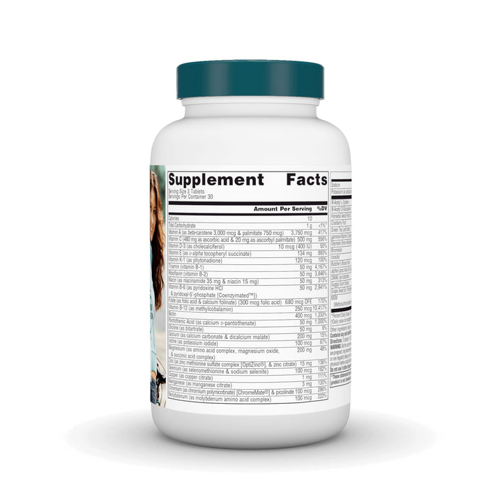 Source Naturals Women's Life Force Multiple Iron Free - Daily Complete Multivitamin 13 Essential Vitamins, Antioxidants, Herbs, Nutrients & Minerals - Enhanced Energy & Immune Boost - 90 Tablets