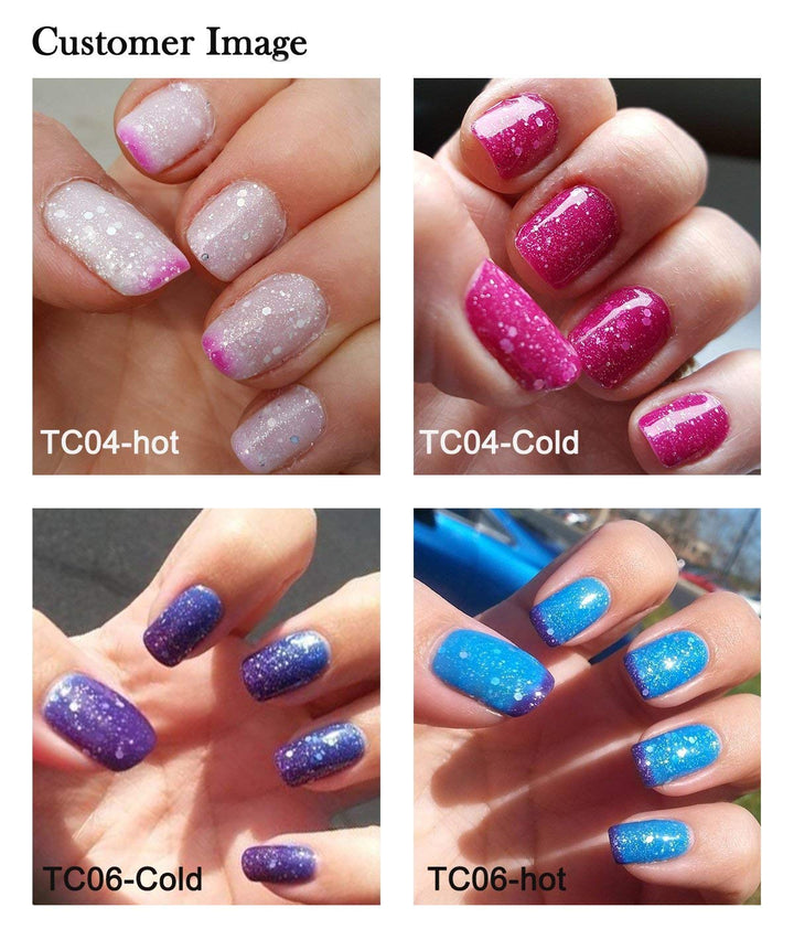 AIMEILI Soak Off UV LED Gel Nail Polish Multicolor / Mix Color / Combo Color Set Of 6pcs X 10ml - Kit Set 13