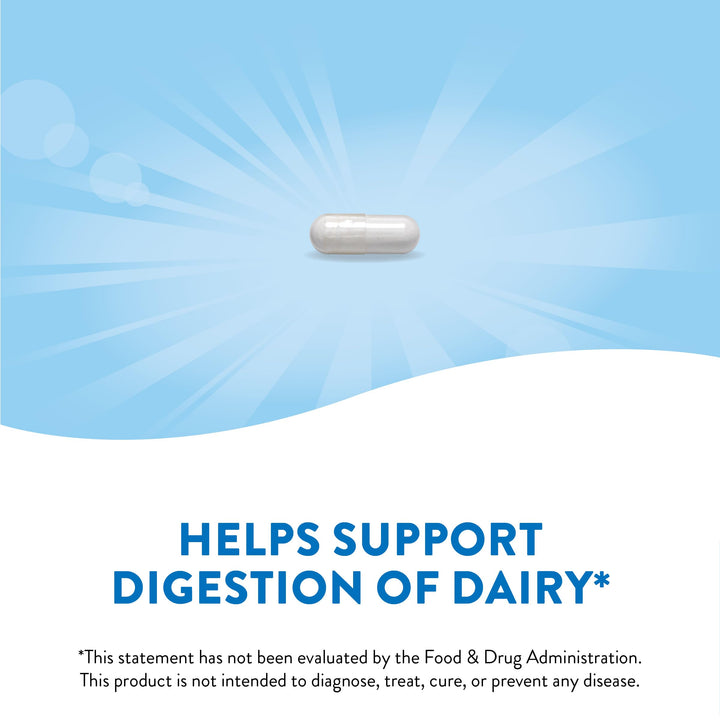 Nature's Way Lactase Enzyme, Digestive Enzymes*, Supports The Digestion of Dairy*, 690 mg lactase per 3-Capsule Serving, 100 Capsules (Packaging May Vary)