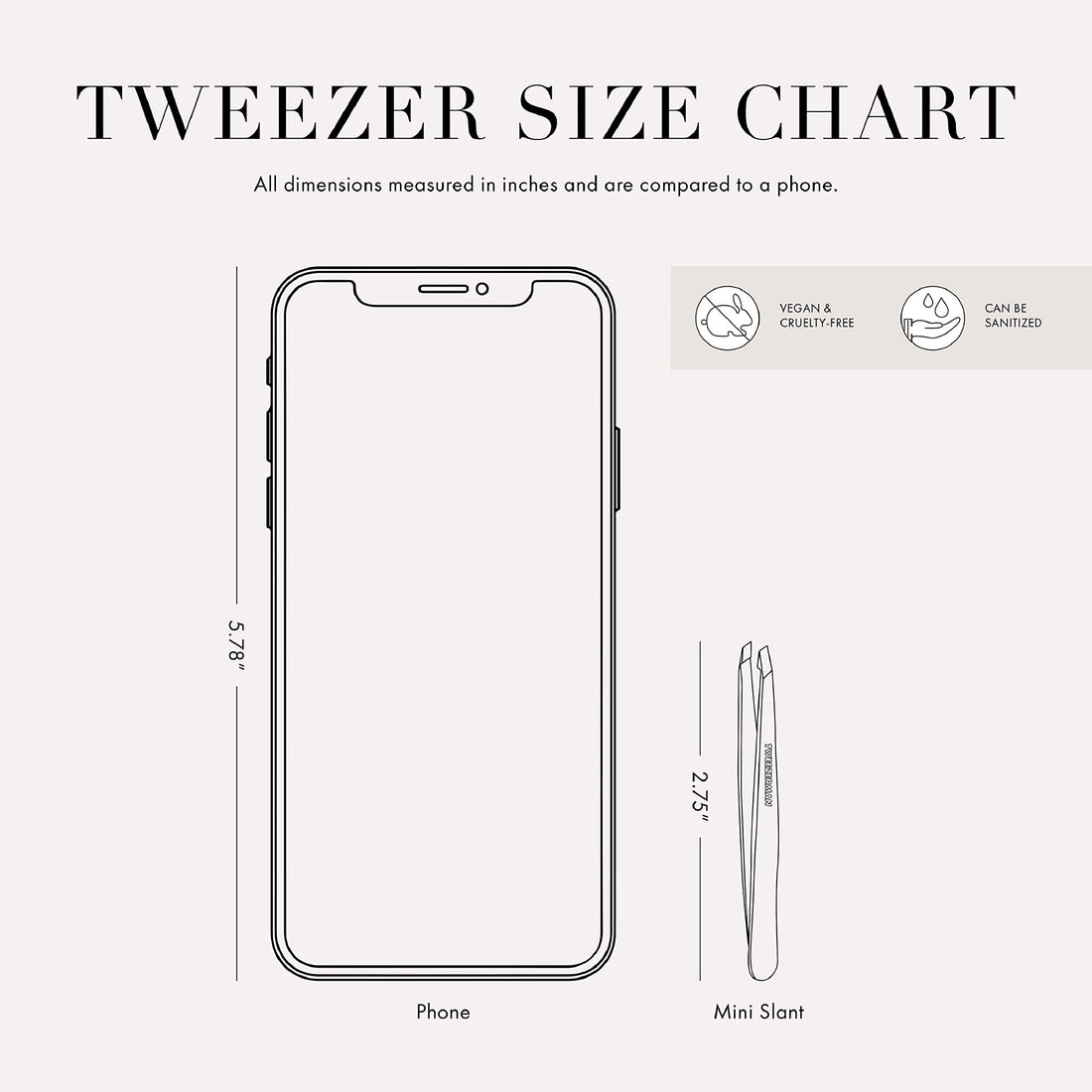 Tweezerman Mini Slant Tweezer, Flamingo Pink