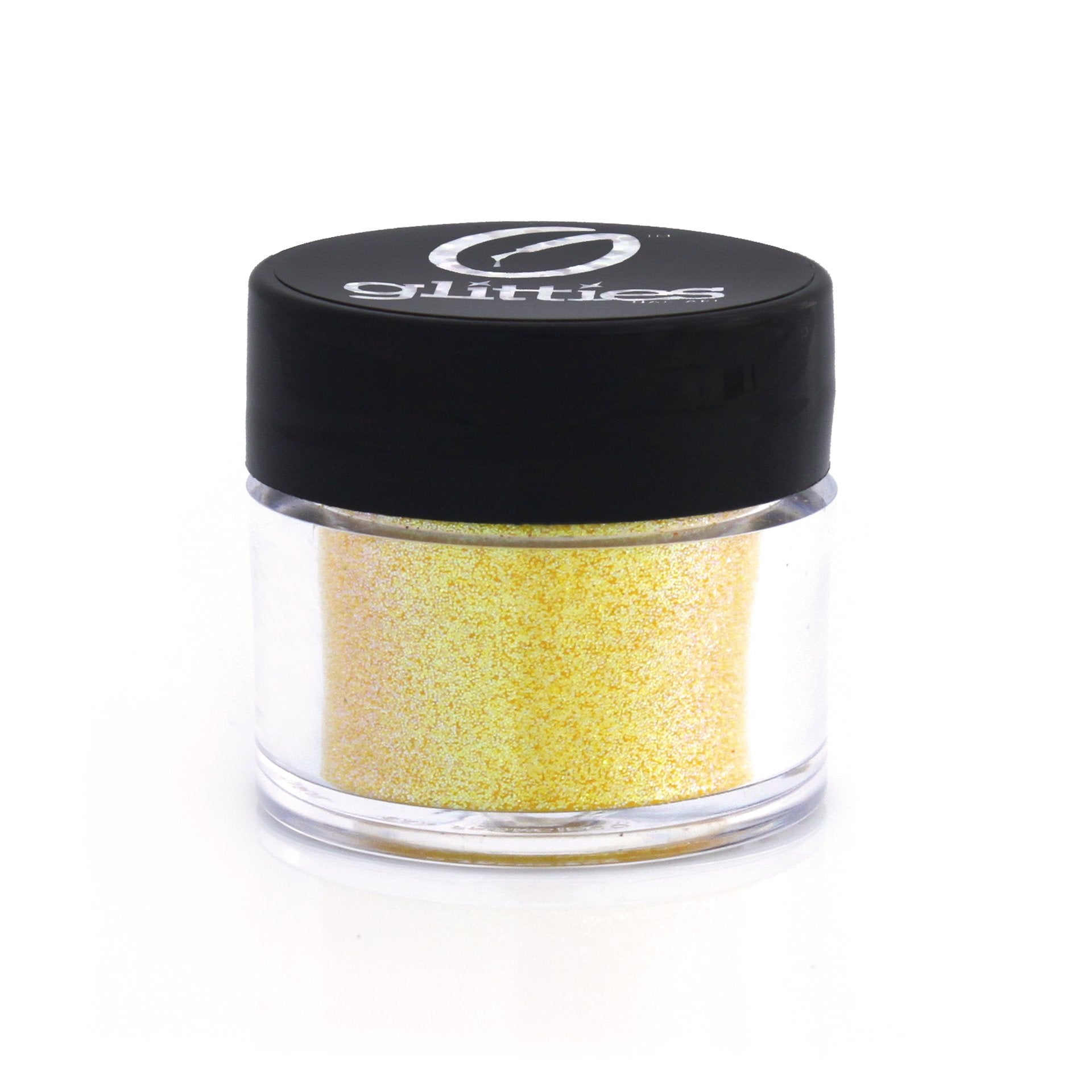 GLITTIES - Pineapple - Cosmetic Grade Extra Fine (.006) Loose Glitter Powder Safe for Skin! Perfect for Makeup, Body Tattoos, Face, Hair, Lips, Soap, Lotion, Nail Art - (10 Gram Jar)