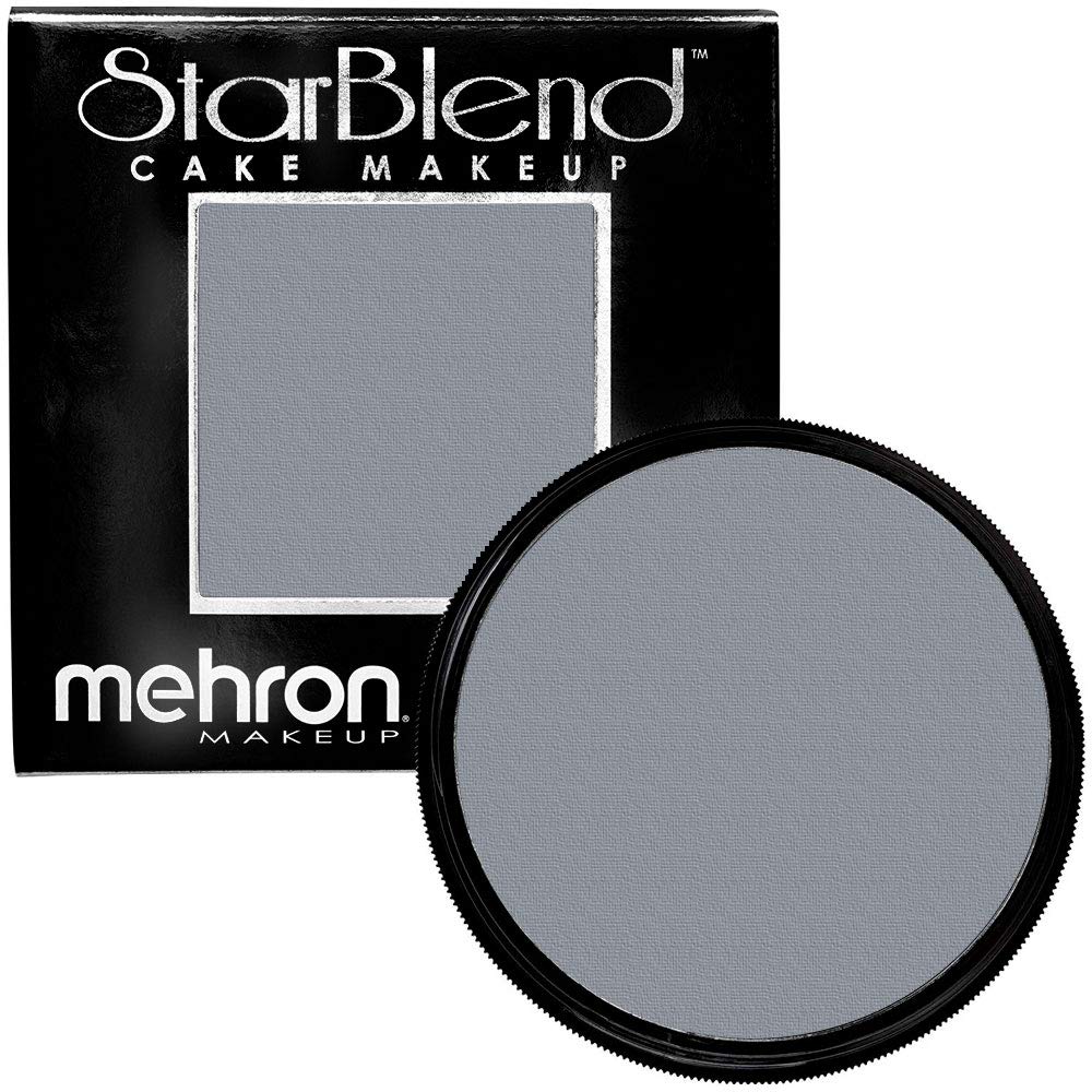 Mehron Makeup StarBlend Cake - LIGHT GREY - 2OZ