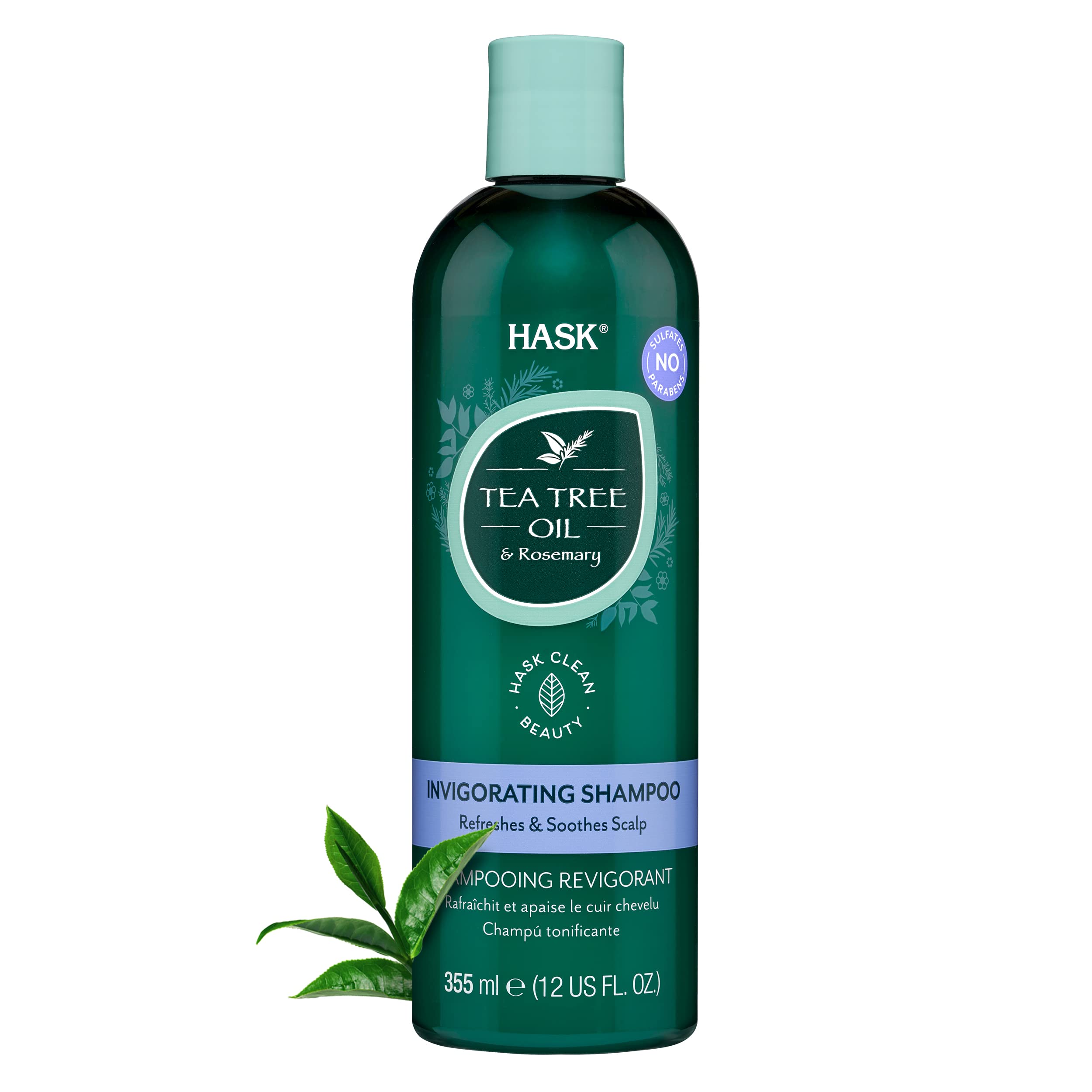 Hask Tea tree shampoo 355ml And Hask Tea tree mask 50ml Combo
