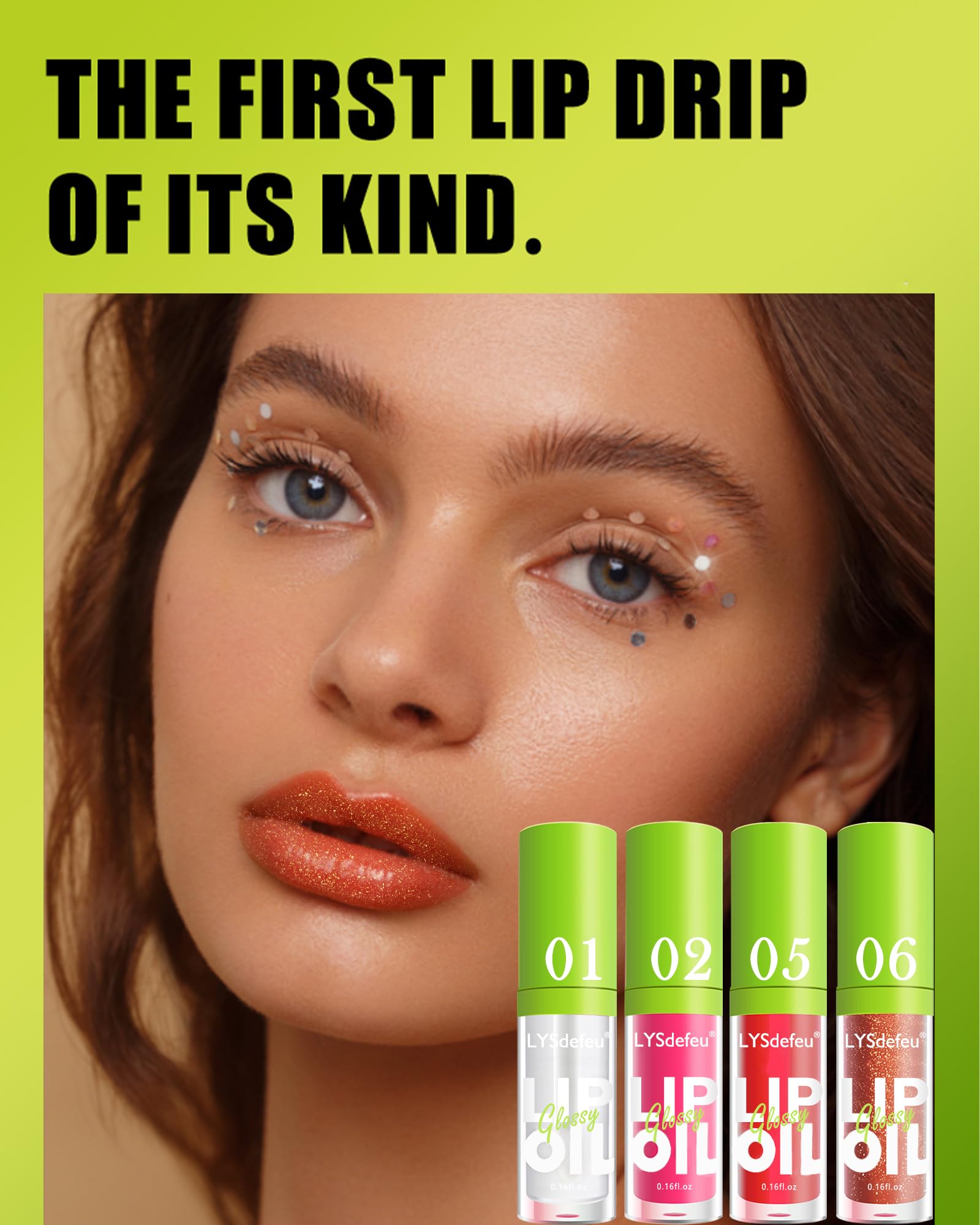 Hydrating Lip Glow Oil Kit-4 Colors Lip Oil Lip Glaze,Tinted Lipgloss Clear Pink Red Glow Reviver Tint Lip Oil Lip Stain, Non-sticky Lipstain Lip Gloss,Mother's Day Makeup Gift Kit for Women-Set C