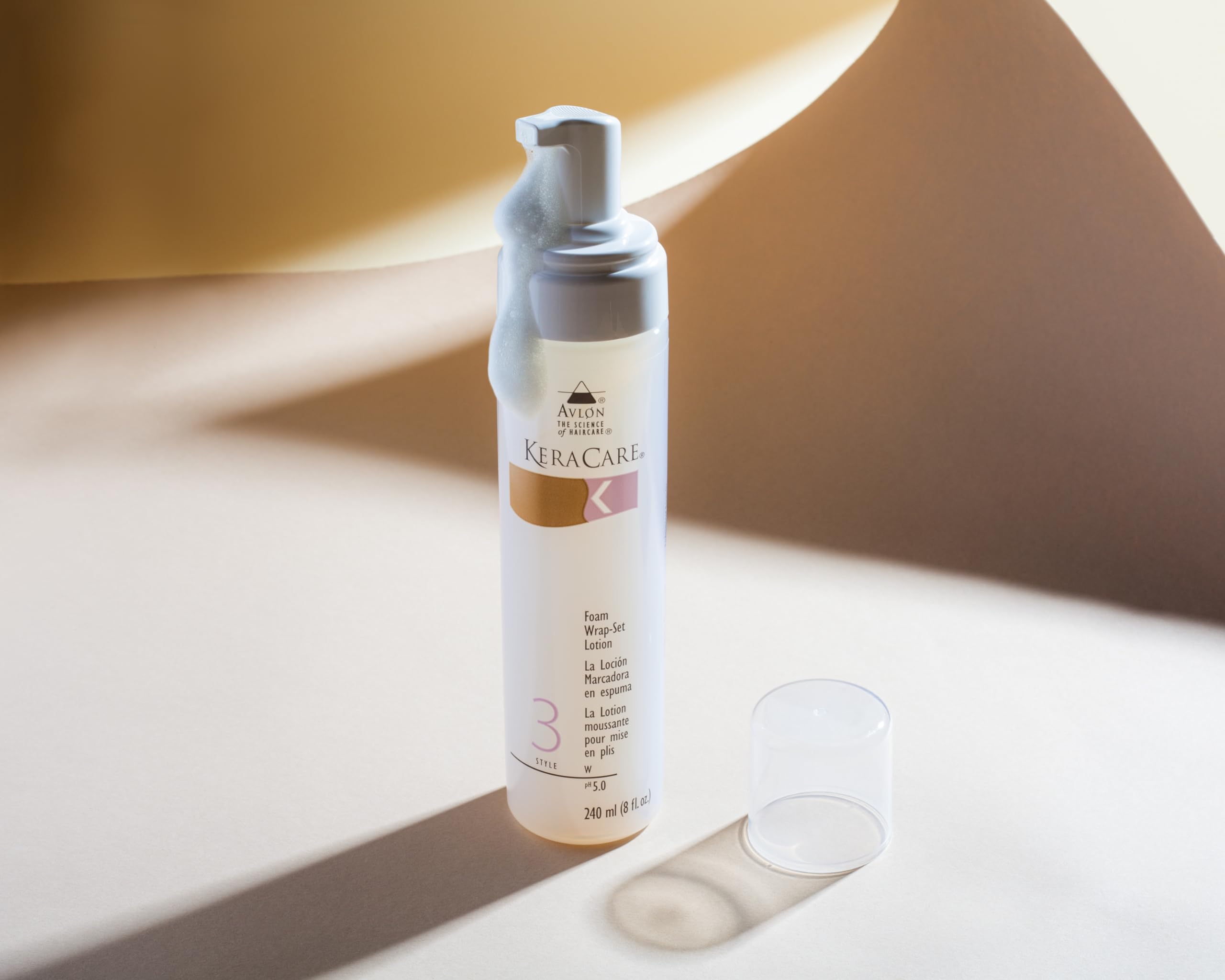 Avlon Keracare Foam Wrap-Set Lotion 8 Ounce