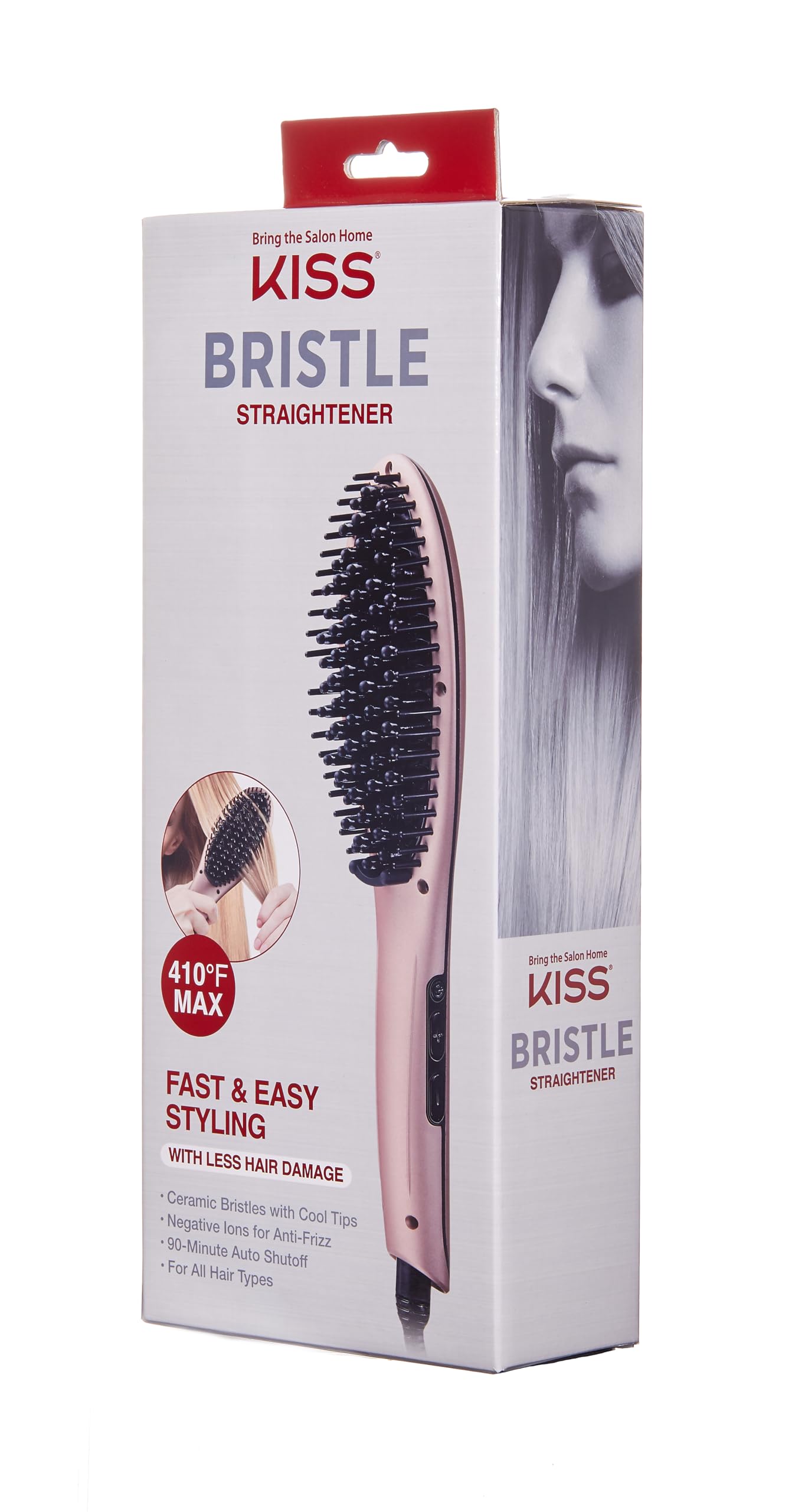Kiss Products Gold Edition Bristle Straightener