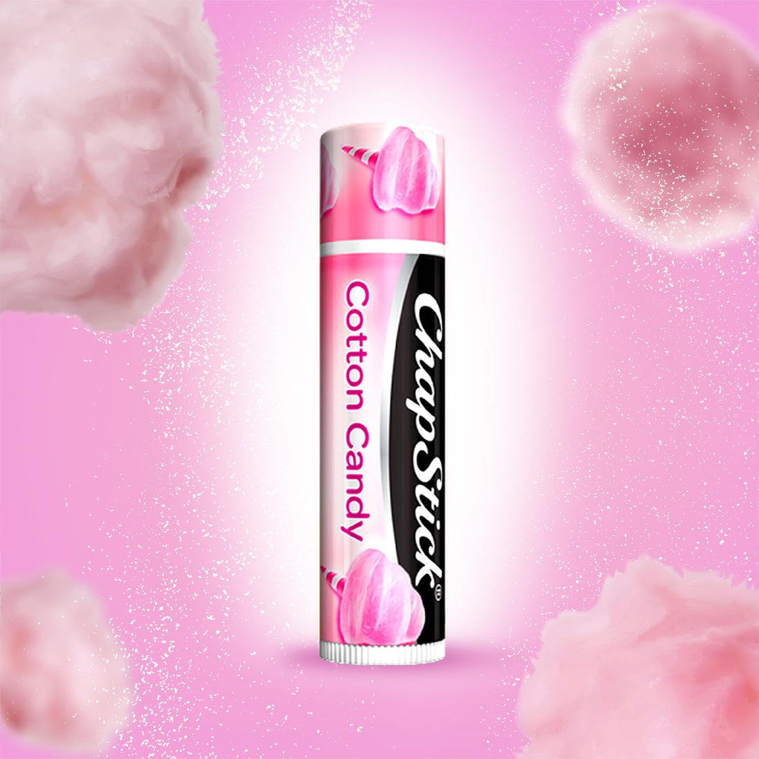 ChapStick Lip Balm, Cotton Candy – Fun & Yummy Moisturizing Lip Care for Dry, Cracked Lips, 0.15 Oz