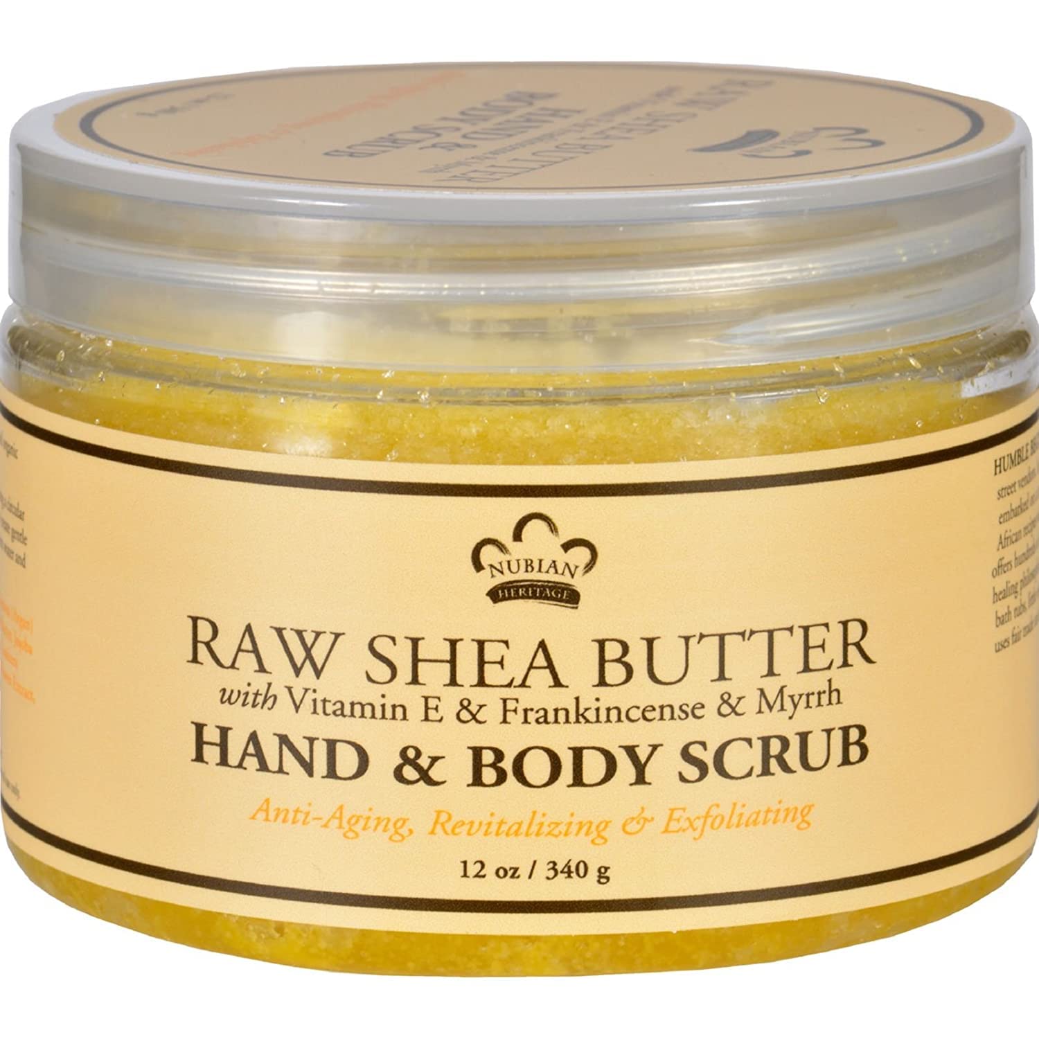 Raw Shea Butter Hand and Body Scrub 12 Ounces