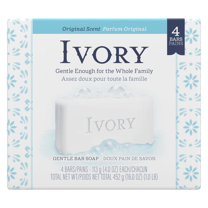 Ivory Original 4-Count: Bath Size Bars (4 Oz), 16 Ounce
