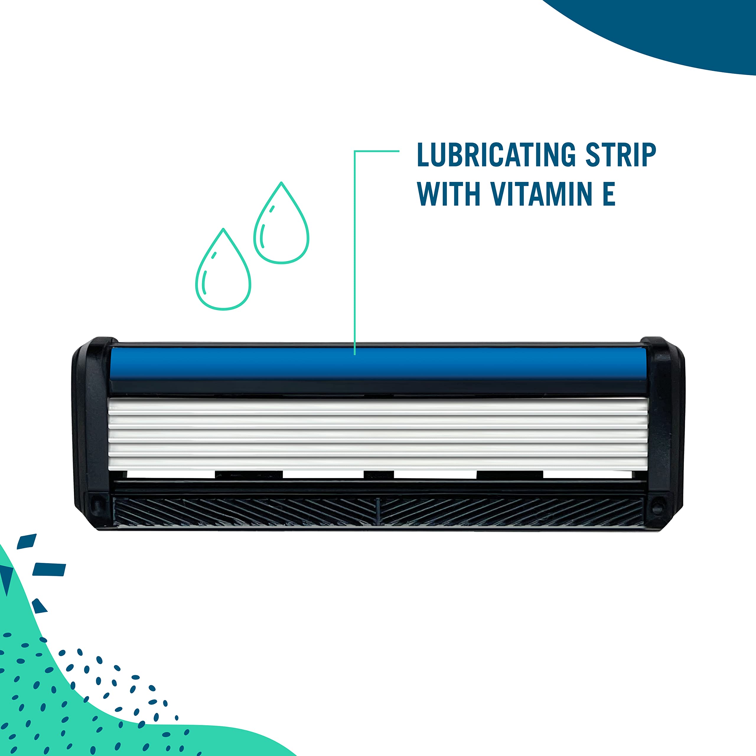 Sunshine Yellow: Preserve Shave 5 Five Blade Refillable Razor, Made From Recycled Materials, Sunshine Yellow