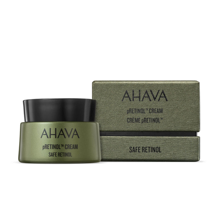 AHAVA pRetinol Cream - Soft, Nourishing, 24/7 Multitasking Cream to Reduce Wrinkles, Smooth Skin & Hydrate, Enriched with Exclusive Safe, Tailor-Made Natural Precursor Retinol & Osmoter, 1.7 Fl.Oz