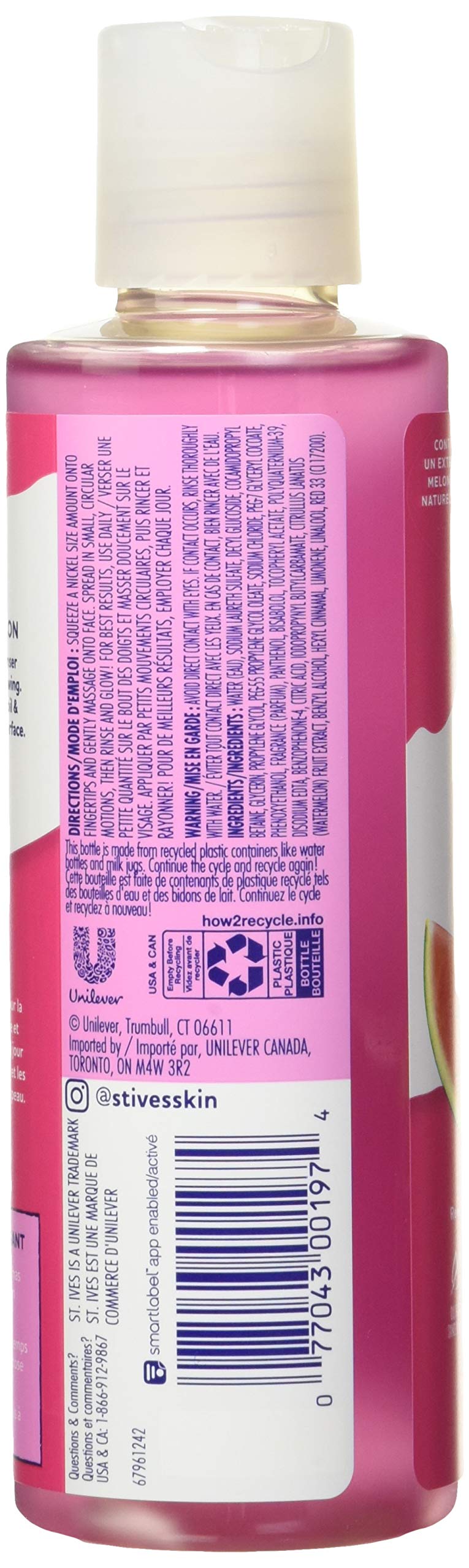 St. Ives Hydrating Watermelon Daily Cleanser - 6.4oz