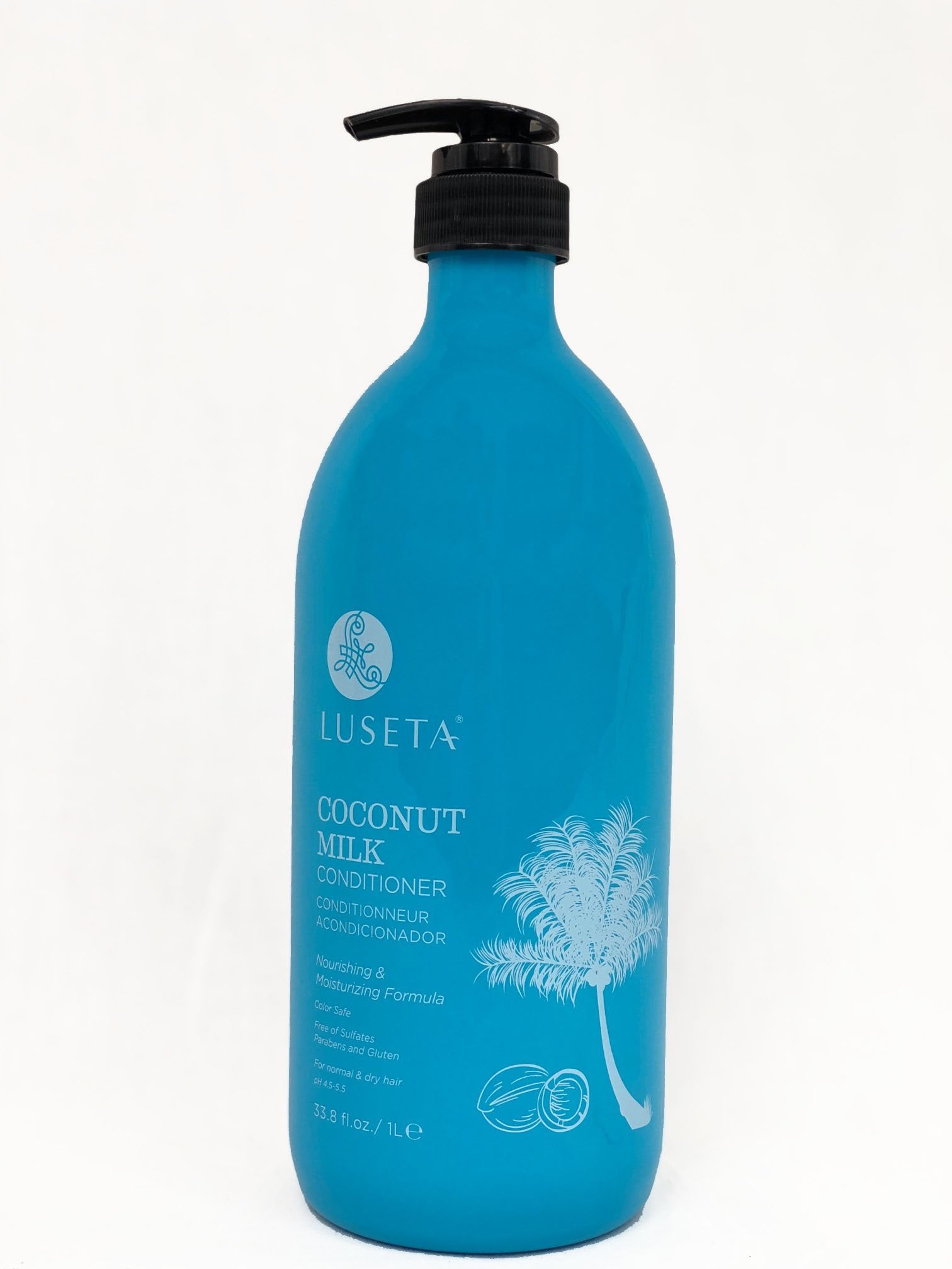 Luseta Coconut Milk Conditioner Nourishing & Moisturizing Formula, Color Safe, Free of Sulfates, Parabens, and Gluten, For Normal To Dry Hair