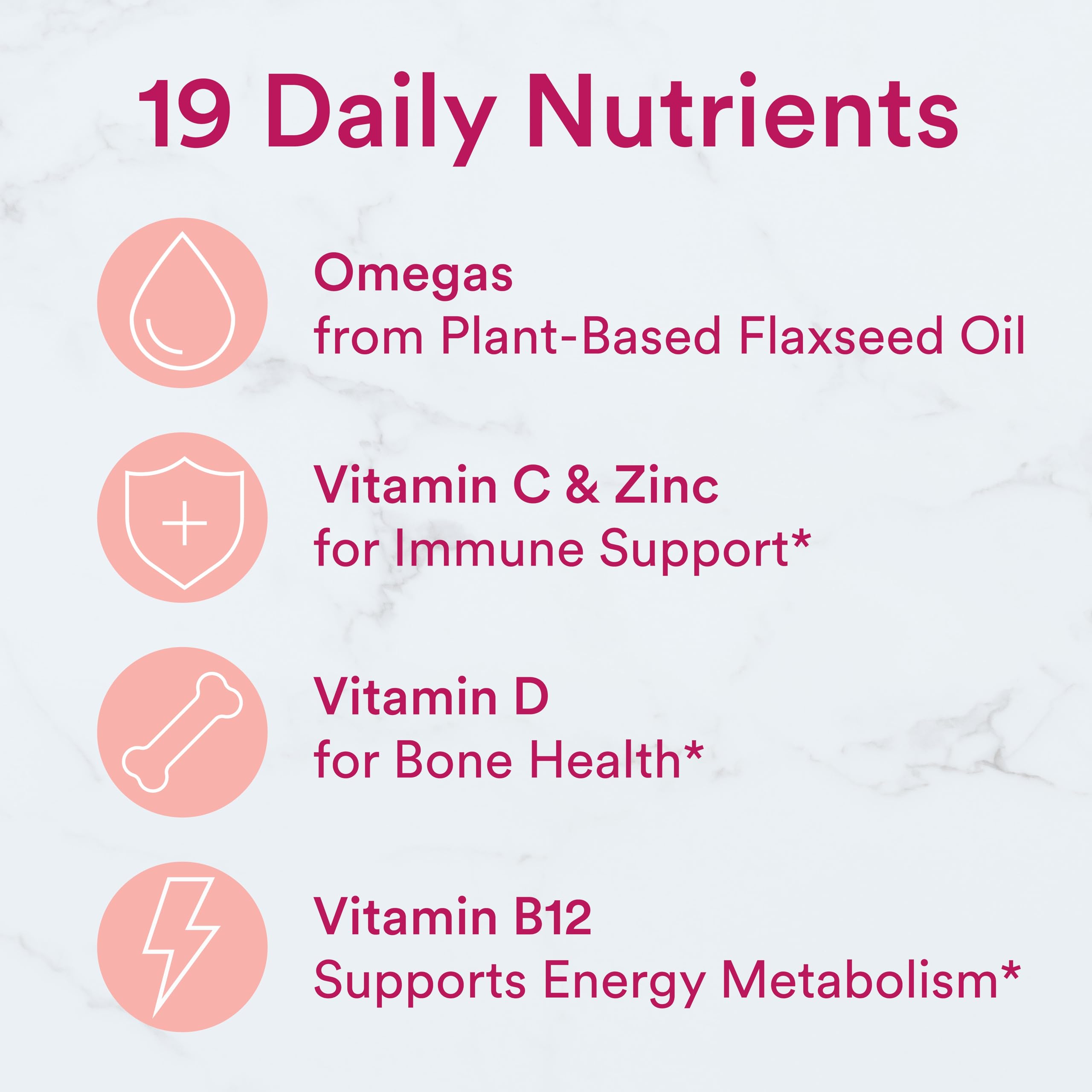 SmartyPants Women's Multivitamin Gummies, Sugar Free: Biotin, Methylfolate, Omega 3 (ALA), Vitamin D3, C, Vitamin B12, B6, A, K & Zinc, Inositol, Gluten Free, 60 Count (20 Day Supply)