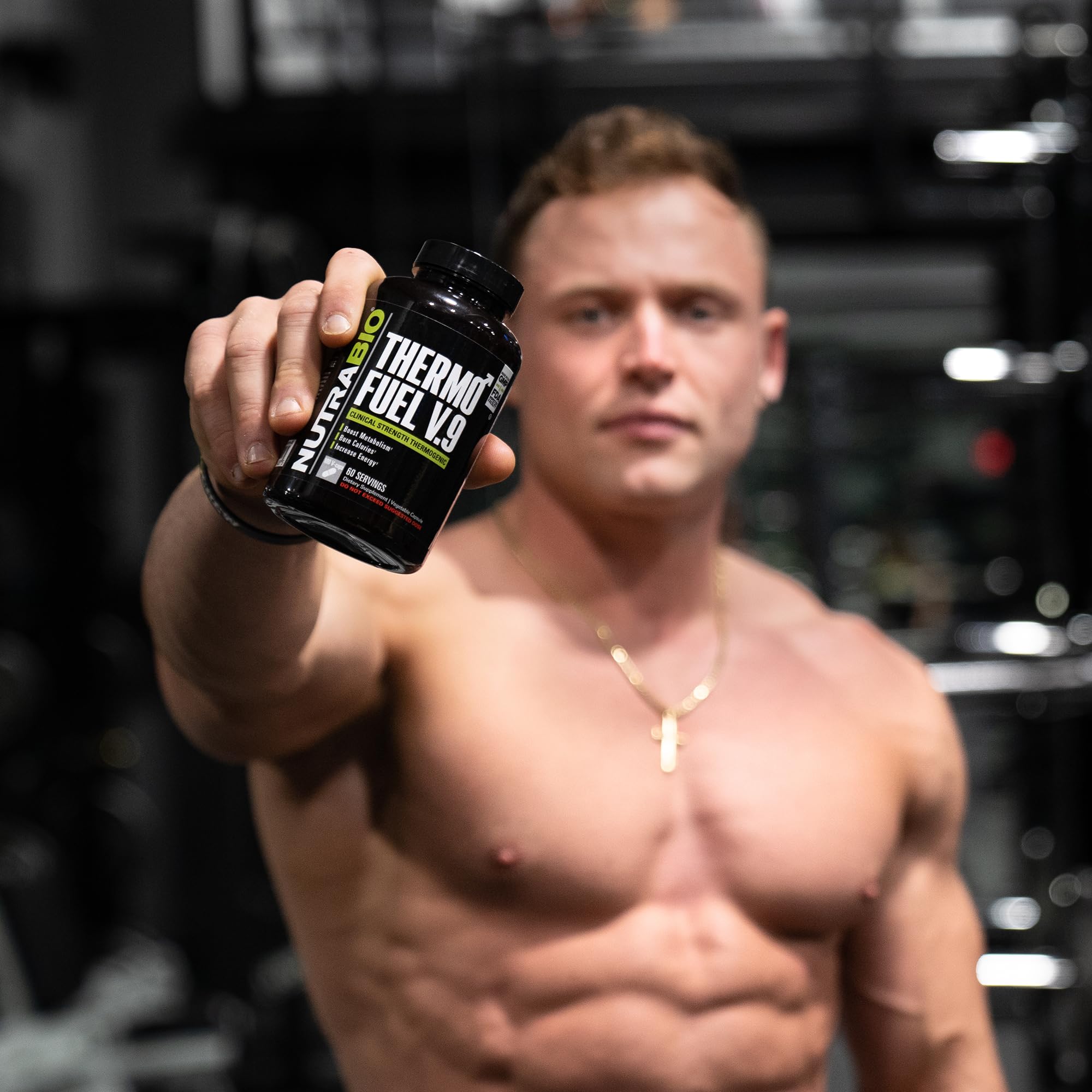 NutraBio ThermoFuel V.9 for Men and Women- Metabolism Booster and Appetite Suppressant-Thermogenic Fat Burner-180 Capsules