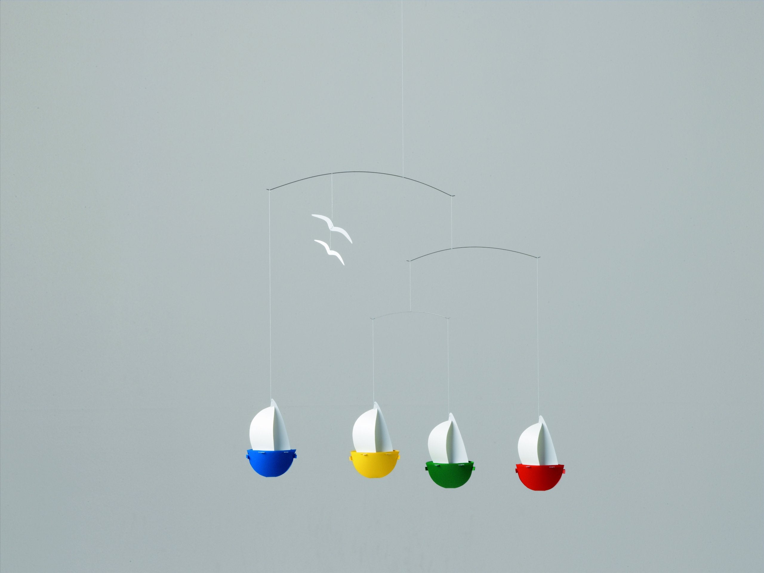 Sailfun Hanging Nursery Mobile - 24 Inches - High Quality Plastic - Handmade in Denmark by Flensted
