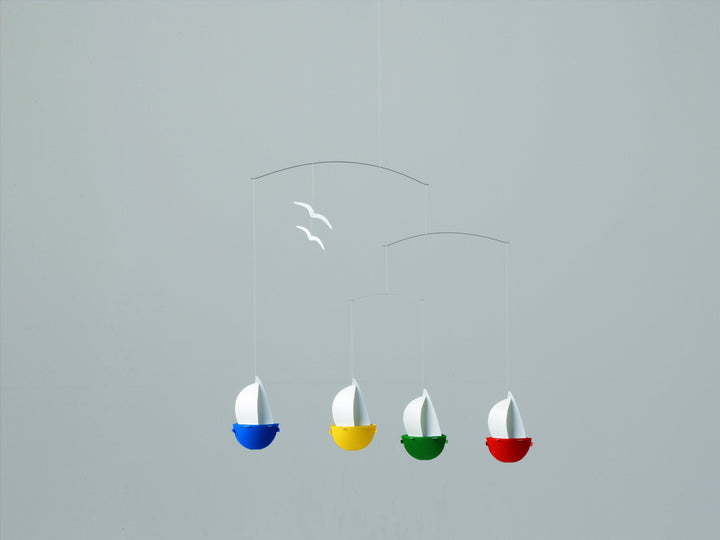 Sailfun Hanging Nursery Mobile - 24 Inches - High Quality Plastic - Handmade in Denmark by Flensted