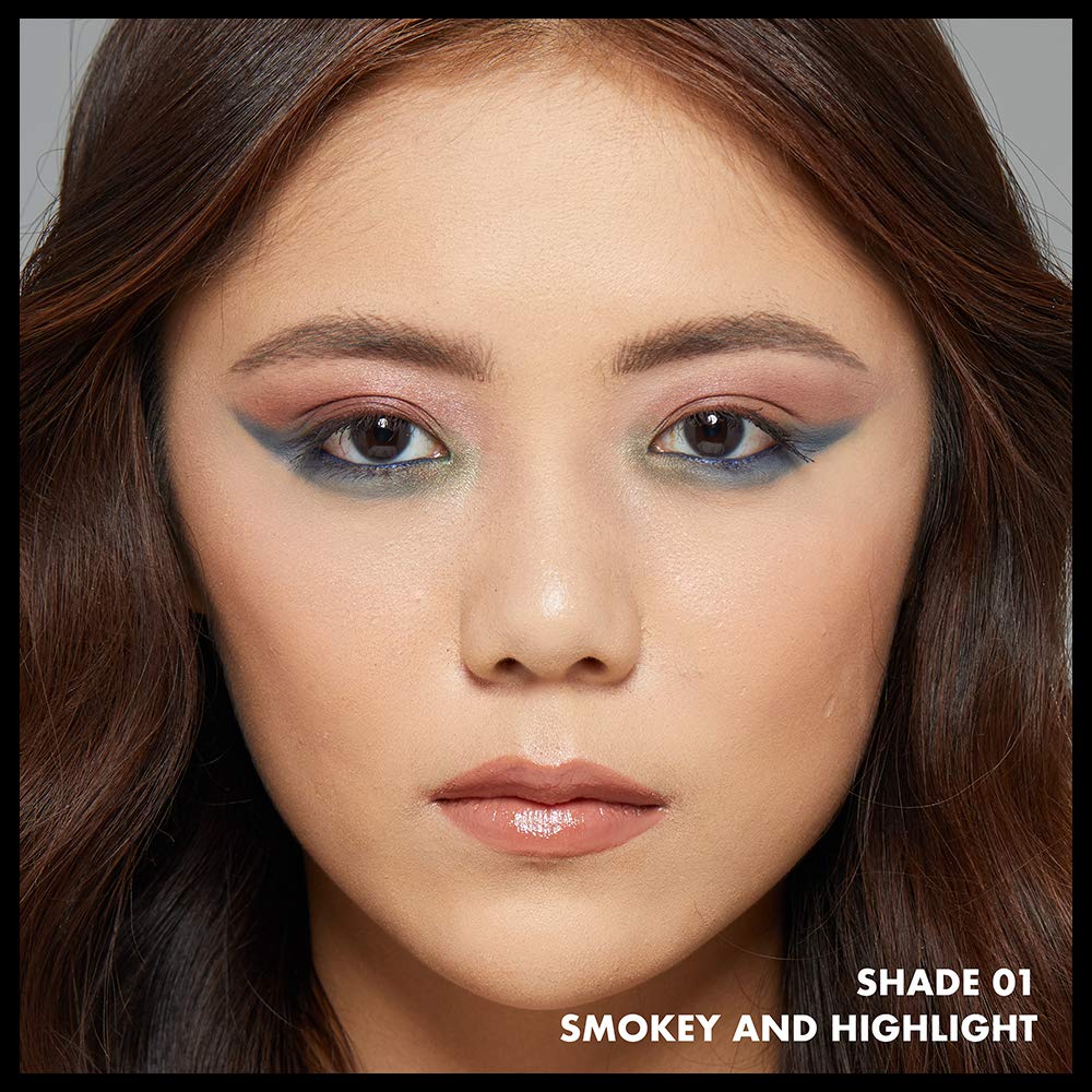 Nyx Professional Makeup Ultimate Shadow Palette, Smoky and Highlight, 13.3g