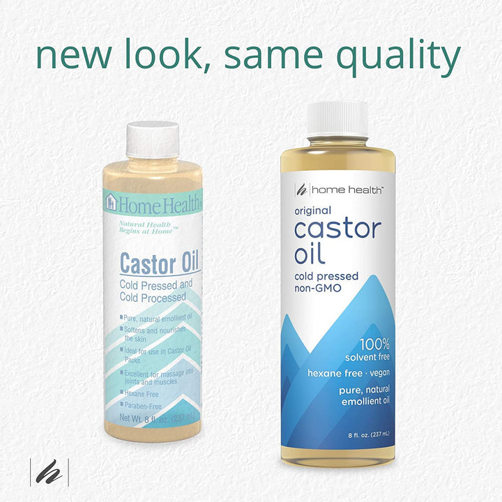 Home Health Castor Oil, Cold Pressed and Cold Processed, 32-Ounces (Pack of 2)