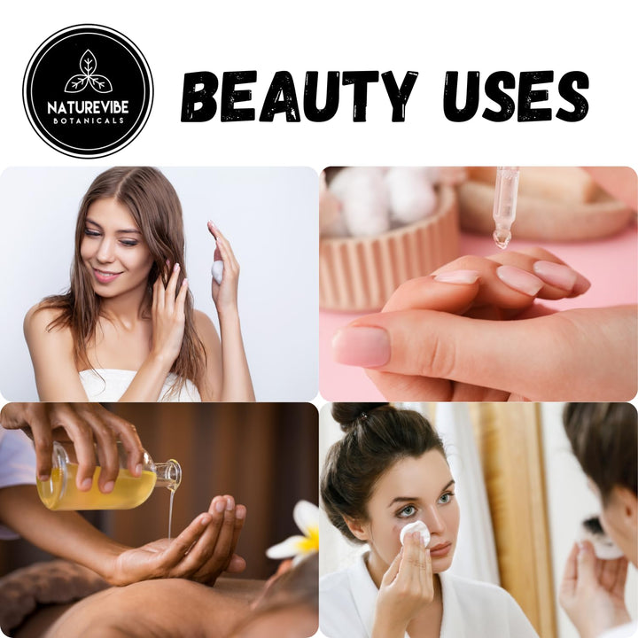 Naturevibe Botanicals Macadamia Oil 32 Ounces | 100% Pure and Natural | Great for Skin Care and Hair Care