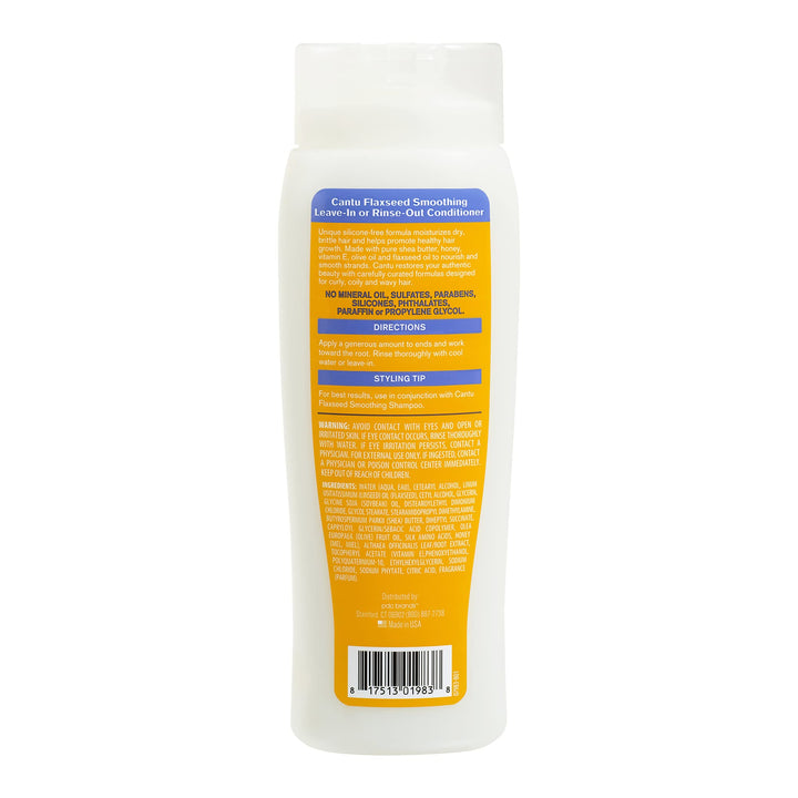 Cantu Flaxseed Conditioner Leave-In Or Rinse-Out 13.5 Ounce