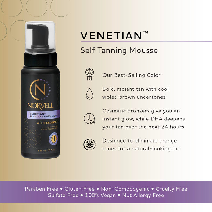 Norvell Professional Venetian Sunless Mousse 8 Oz