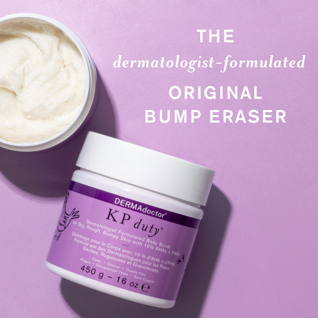 DERMAdoctor KP Duty Dermatologist Formulated Body Scrub 473ml/16oz