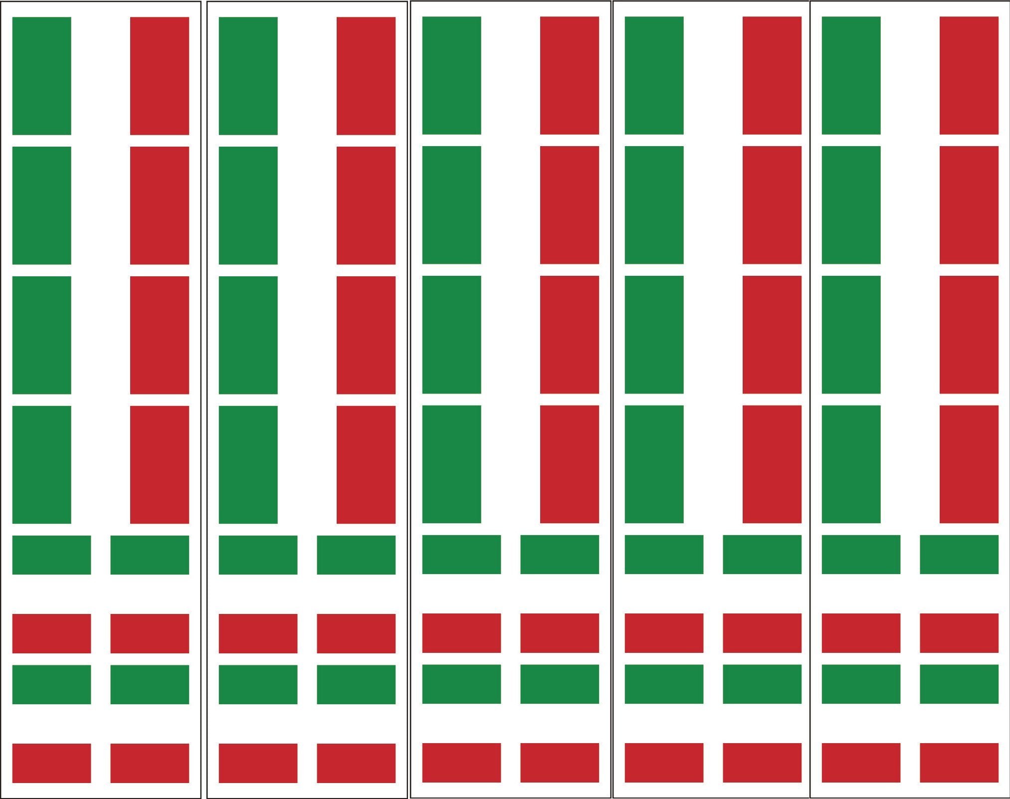 Italian Flag Temporary Tattoos, Italy Party Favors