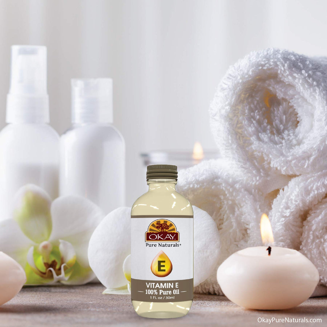 Okay 100% Pure Oil, Vitamin E, 1 Ounce