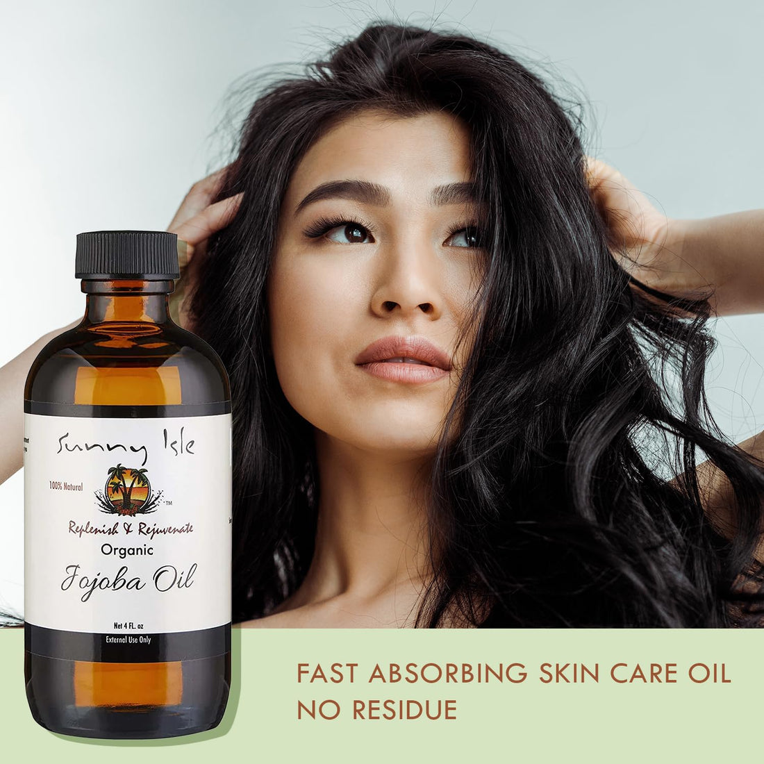 Sunny Isle Organic Jojoba Oil 4oz