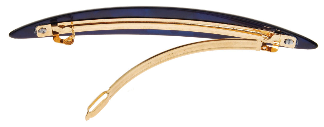 France Luxe Oblong Long and Skinny Barrette - Nacro Ocean