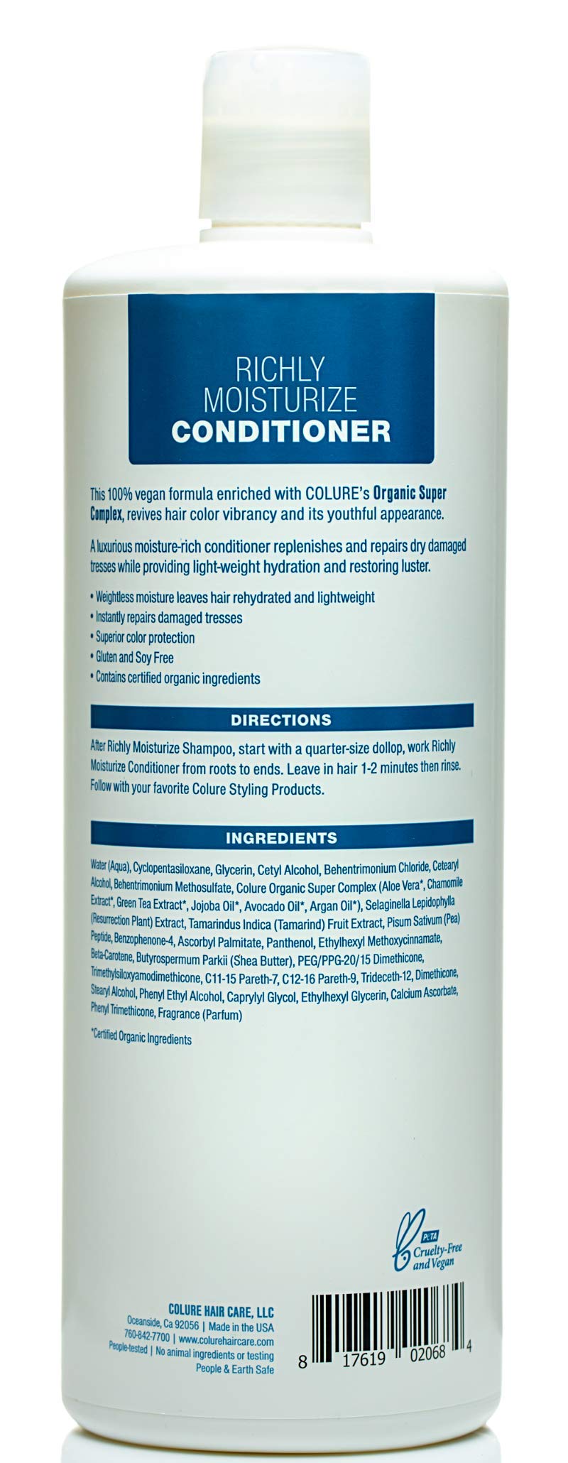 Colure Richly Moisturize Conditioner,32 oz