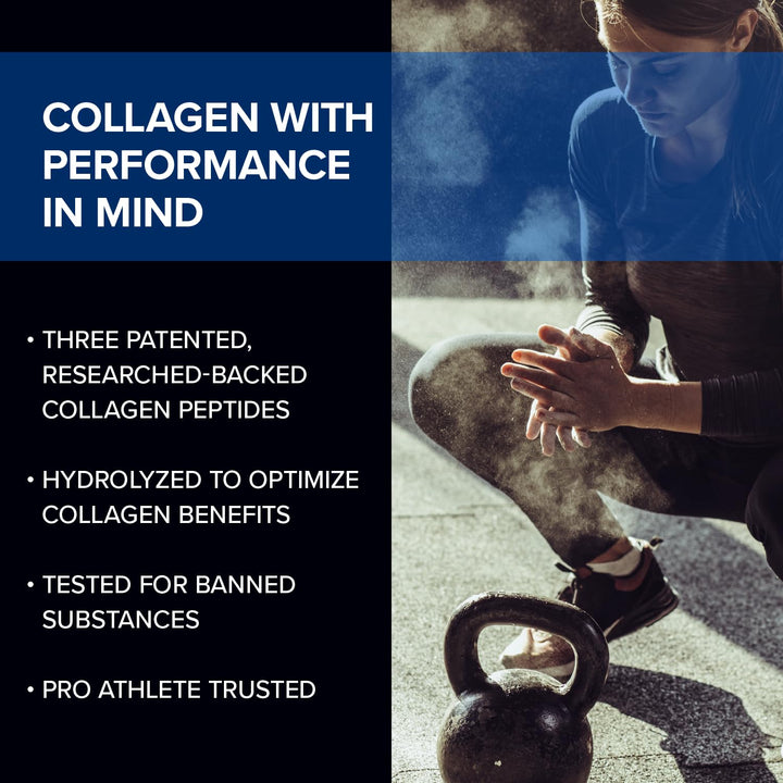 Designs for Sport Collagen Complex - NSF Certified for Sport Collagen Peptides Powder - Collagen for Joints, Bone Strength, Skin Elasticity (13.8 oz)