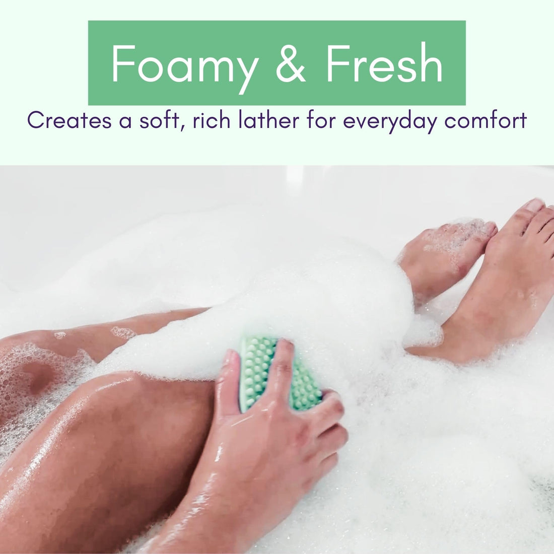 Avilana Silicone Body Scrubber – Dual-Sided Silicone Loofah for Shower, Body Scrubber for Men & Women, Gentle Loofa Alternative, Easy-to-Clean Silicone Body Scrubber Exfoliator