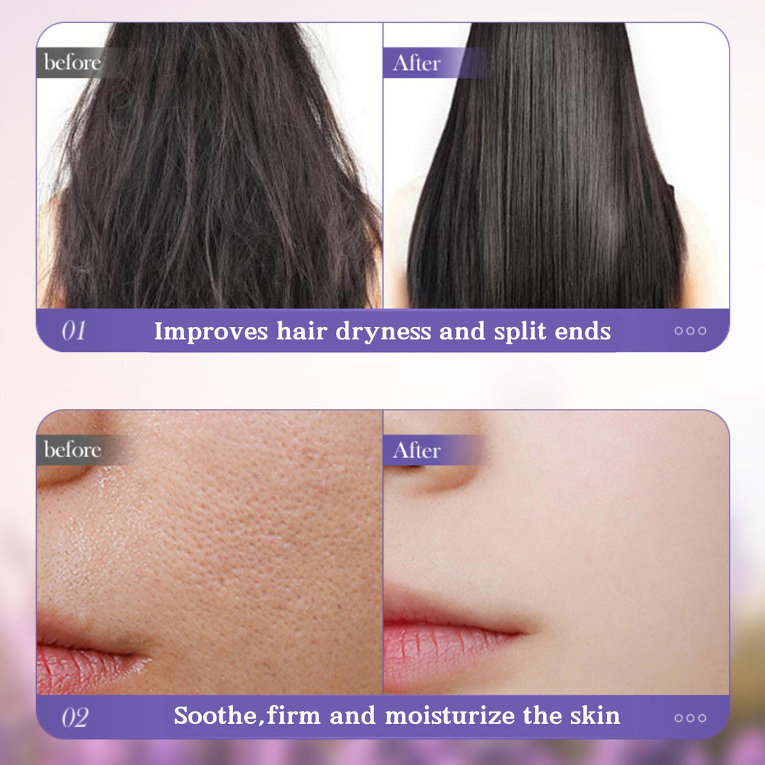 Lanvander Essential Oils for Skin - Body Oil After Shower - Body Oils for Women - Body Oil Scented for Face,Hair,Skin Care - Moisturize,Nourish,Firm Face Oil - Body Skin Care Products for Dry Skin