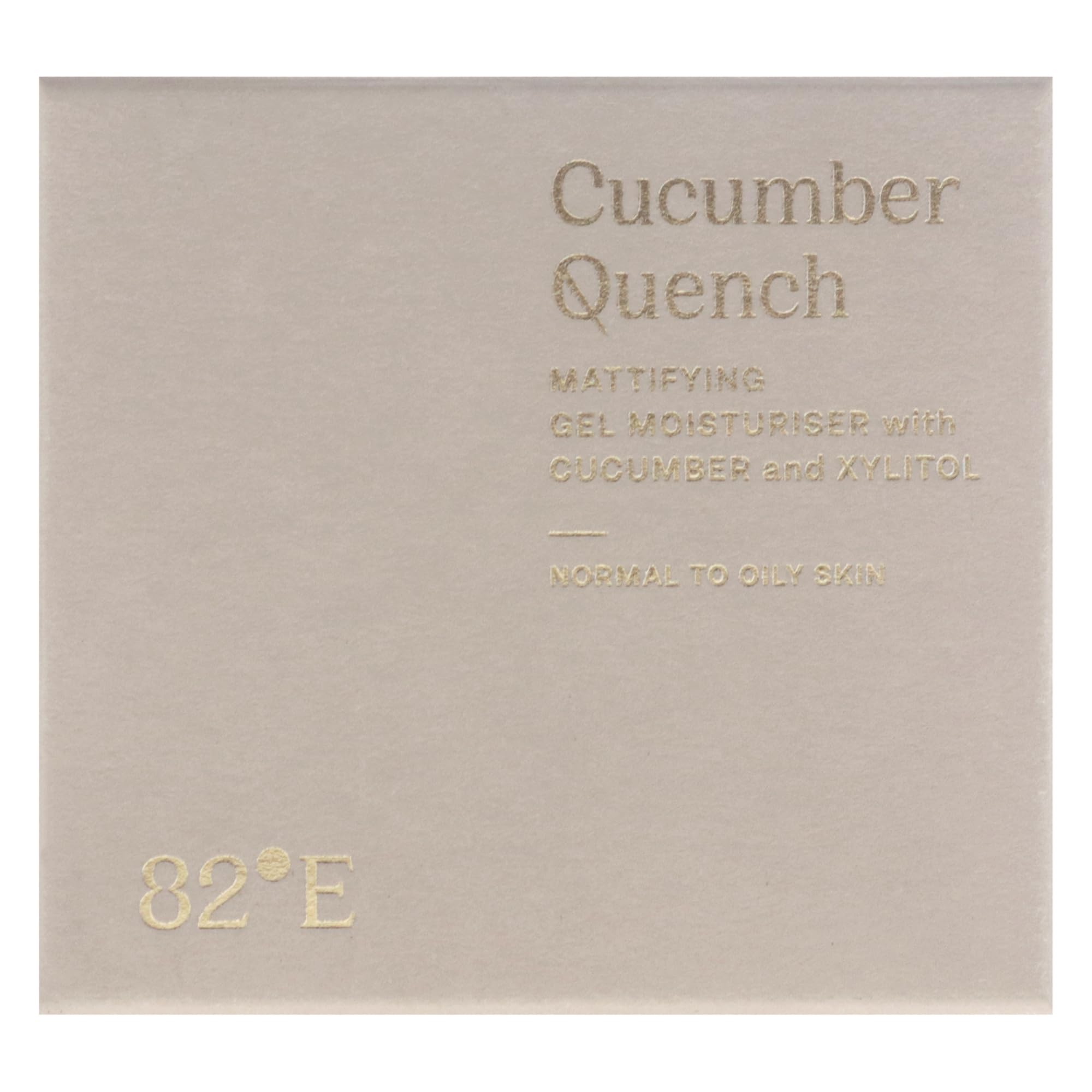 82E Cucumber Quench Mattifying Gel Moisturiser Mini for Women - 0.5 oz Moisturizer