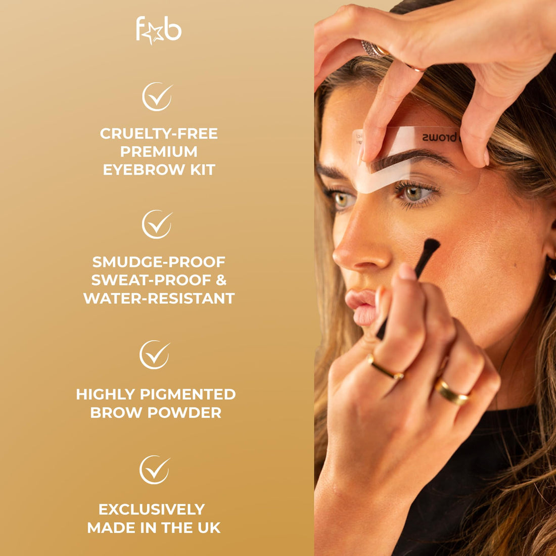 Fab Brows Duo Eyebrow Kit - Light/Medium Brown