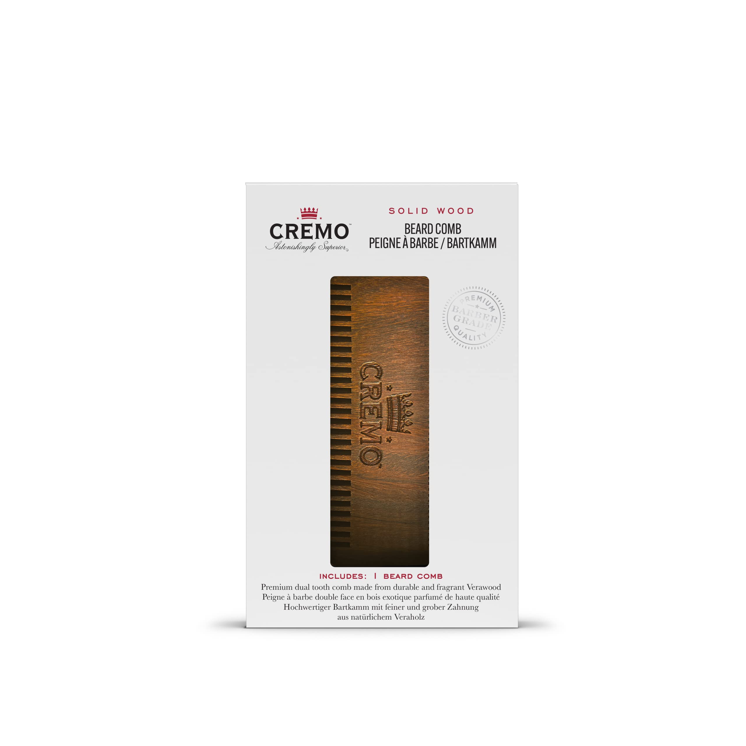 Cremo Premium Beard Comb - 1ct