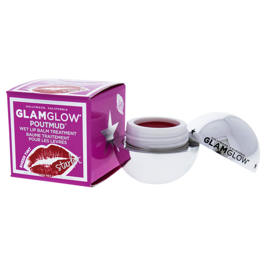 Glamglow/Poutmud Wet Lip Balm Starlet 0.24 Oz (7 Ml)