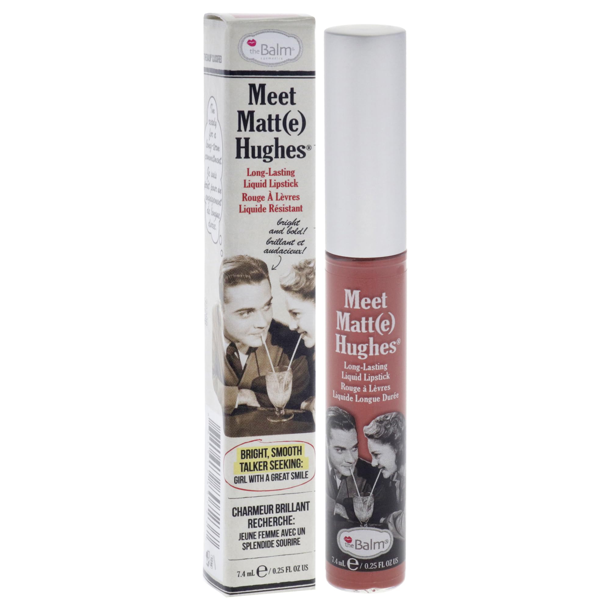 theBalm Meet Matt(e) Hughes Set of 6 Mini Long-Lasting Liquid Lipsticks, 0.04 Ounce (Pack of 6)