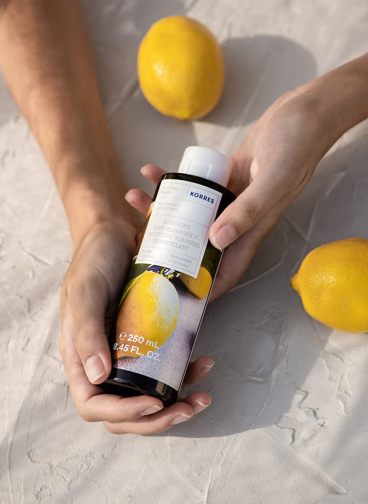 KORRES BASIL LEMON RENEWING BODY CLEANSER 250ML